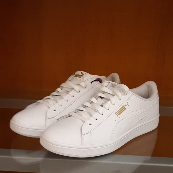 Puma Classics Leather white/ gold NWT - Picture 4 of 8